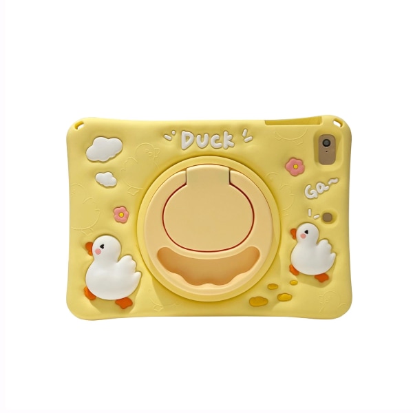 Suloinen Duckling iskunkestävä vaaleanpunainen case iPad Mini 6:lle taitettavalla jalustalla, teline CAN kääntyä 360 astetta