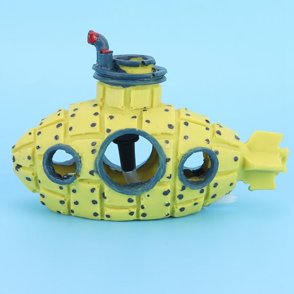 Realistiska gula ubåtssyreluftbubblarstenset för set