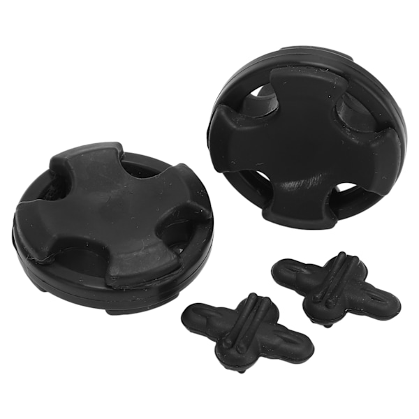 2 ST Bow Limb Stabilisator Gummi Dämpning Svart Recurve Dämpare för amerikansk jaktbåge Rak Draw Bow