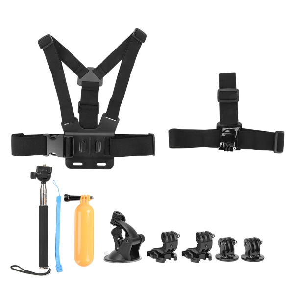 6 i 1 Universal Action Camera Accessories Kit til Gopro Hero 7 5 6 Sportskameraer