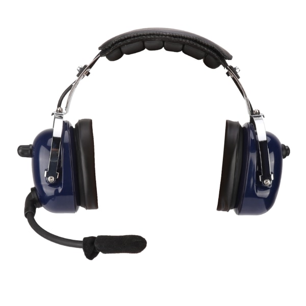 General Aviation Headset, Dual Plug Pilot Headset, 3,5 mm Noise Reduction Headset för piloter