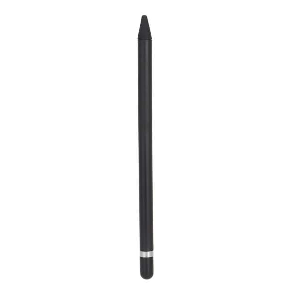 Stylus-penne skriver jævnt stille fiberspids Nøjagtig anti-ridse Farverig Stylus Touch Screen-pen til telefontablets Sort