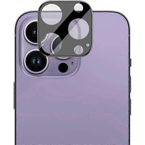 Camera Protector for iPhone 16 Pro/iPhone 16 Pro Max HD Full Coverage Black Silk-Printed Lens Film