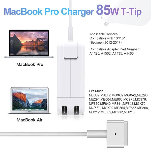 Erstatningsoplader 45W til Macbook Air A1465 A1436 A1466 A1435