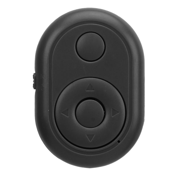 Trådlös Bluetooth kamera Fjärrkontroll Selfie-knapp - Svart