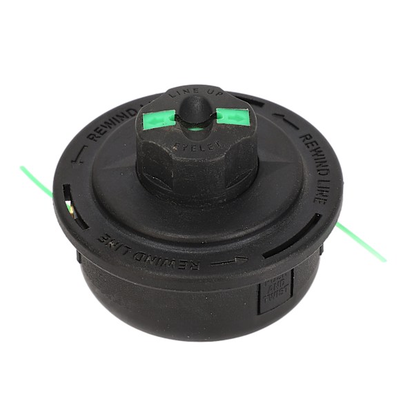 Internal Thread 7mm Green String Trimmer Head Replacement Lawnmower Weeding Head for Farming Gardening