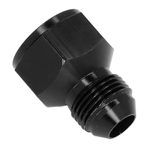 Rörreduceradapter rak AN10 hona till AN8 hane aluminiumlegering svart passning