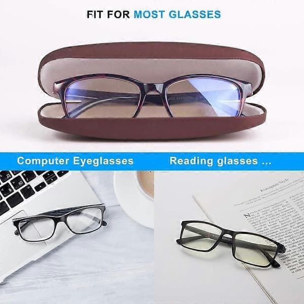 Unisex Hard Shell Eyeglass Case, Protective Case For Glasses