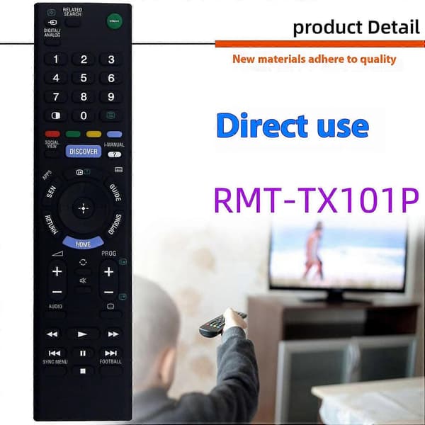 RMT-TX101P Remote Control for Sony TV Replacement Universal Smart TV Remote Control