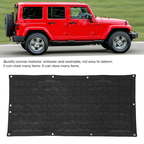 Multifunktionel Bagagerumsværktøjssæt Taske Organizer Passer til Jeep Wrangler JK JKU 2007-2017