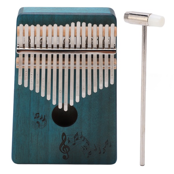 17 Key Kalimba Thumb Piano Portable Finger Piano Mahogny Barn Vuxna Presenter Musikinstrument