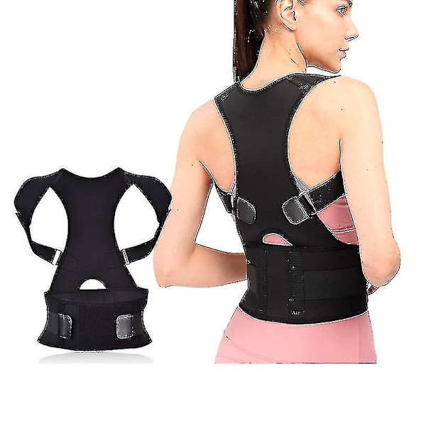 Student Posture Corrector for Humpbacked Back M black