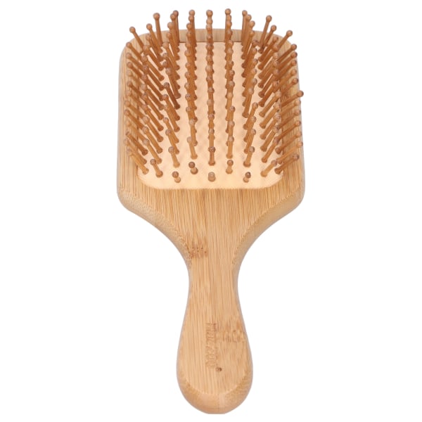 Bambus hårbørste Kam Hodebunnsmassasje Hår Beskyttende hårbørste Massasjekam