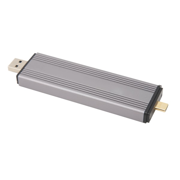 M.2 Nvme PCIE NGFF SATA SSD Kabinet USB3.2 Gen2 Type C 10Gbps Understøtter 2TB Opbevaring Aluminium Legering SSD Kabinet Adapter