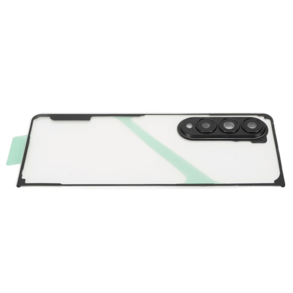 Bakre Glasbyte Bakre Skyddsglas Husdörr med Förinstallerad Tejp Verktyg Telefonställ för Galaxy Z Fold 4 5G F936 Svart Kameralins
