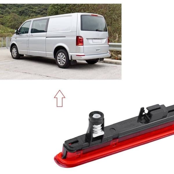 LED-bagbremselys egnet til T5 Multivan Transporter OEM 7E0945097A 7E0945097C aramox bagbelysning t5