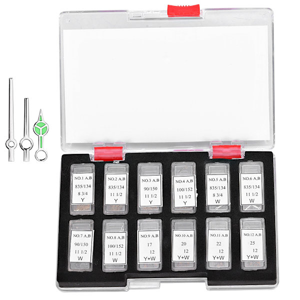 Watch Hour Minute Second Viser Lysende Watch Hands Watch Movement Accessory (AC&#8209;671/CH)