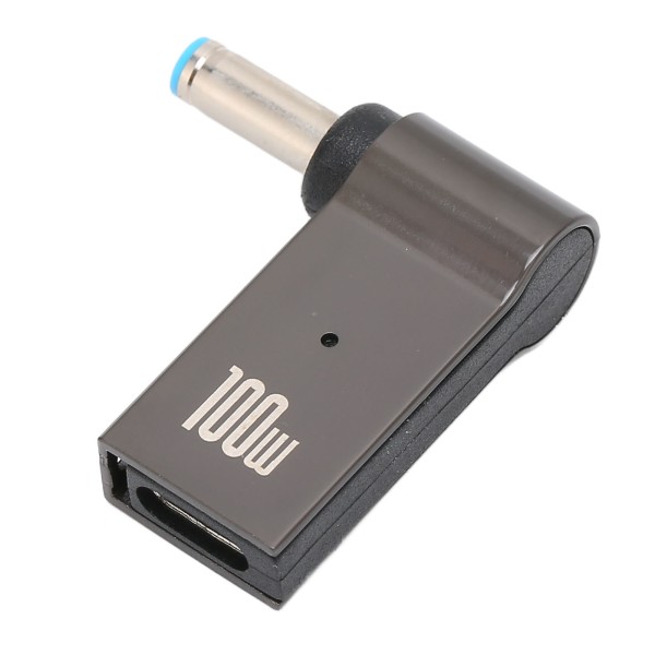 100W 5A PD Charge Converter Type C hunn til hann 4,5x3,0 mm aluminiumslegering Shell PD ladeadapter for HP bærbar PC
