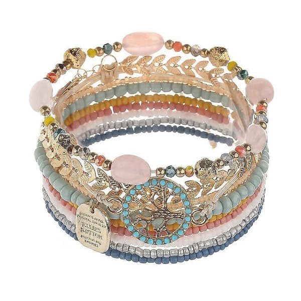 Bohemian Tassel Multilayer Bracelets, Handmade Wrap Bracelets