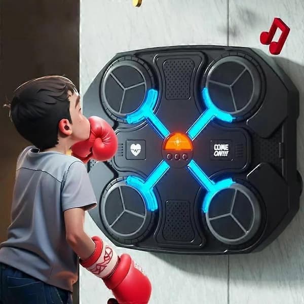 Music Boxing Trainer Electronic Boxing Training Wall Target