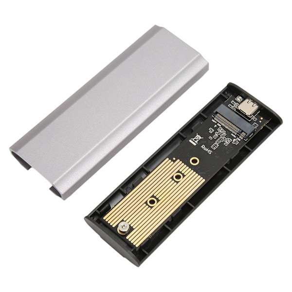 M.2 SATA SSD Kabinet Professionelt Værktøjsfrit USB 3.1 C-type 10 Gbps Understøtter UASP TRIM Funktion NGFF NVME Harddisk Kabinet
