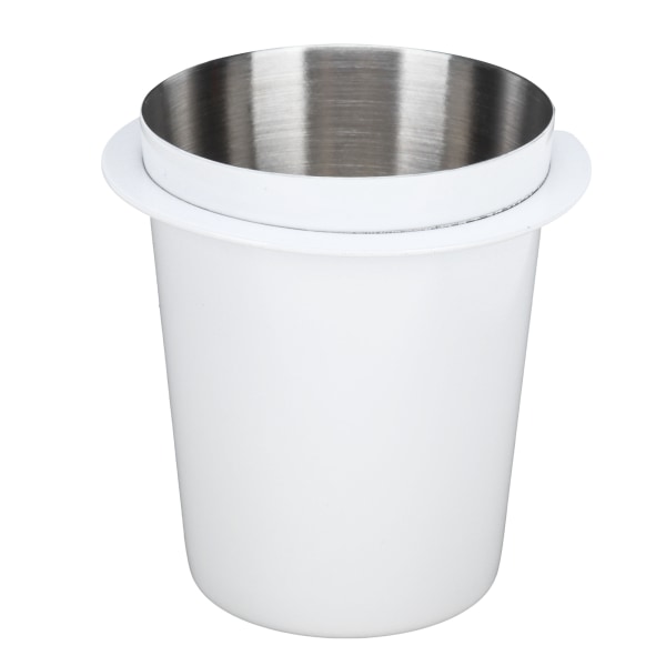 58 mm kahvin annostelukuppi ruostumattomasta teräksestä kahvinkeittimen kahva annostelutyökalun lisävaruste valkoinen