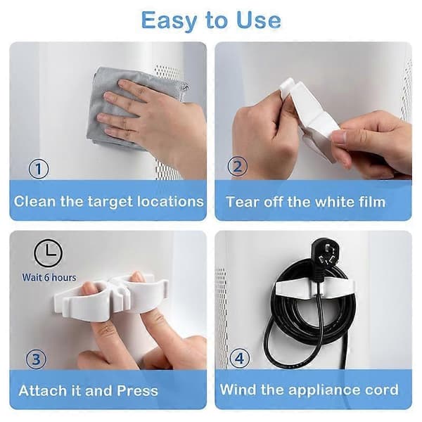 8-pack Upgraded Cord Holder for Kitchen Appliances