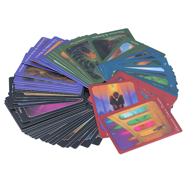 65 stk Psykisk Tarot Oracle Deck - Ulike Bilder for Spådom - Kortspill