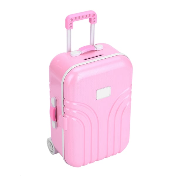 Baby Kuffert Legetøj Sød Plastic Rullekuffert Mini Bagageboks (Pink)
