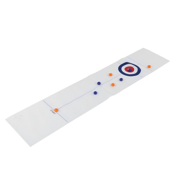 Sammenleggbar bordplate Curling Game Bærbar Barn Voksen Party Curling Ball Game Toy