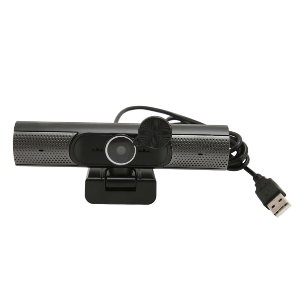 USB-webkamera 2K 30fps Autofokus HiFi-højttaler Støjreduktion Mic Plug and Play PC-kamera til stationær bærbar videochat