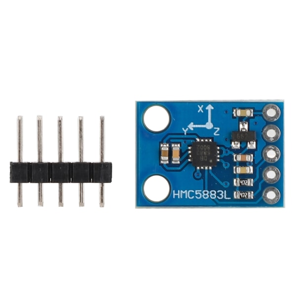 HMC5883L Kalibrointivapaa moduuli elektroninen kompassimoduuli Triaksiaalinen magneettikenttäanturi