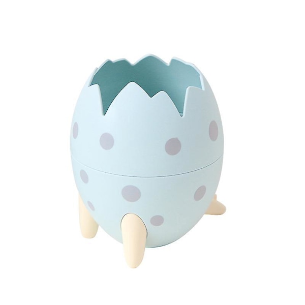 Dinosaur Egg Pencil Holder, Blue - Opening Design, Home Storage Box