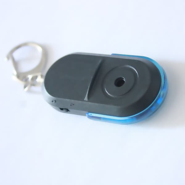 2 stk. Nøgle Anti-Tab Enhed Stemmeaktiveret LED Nøglefinder