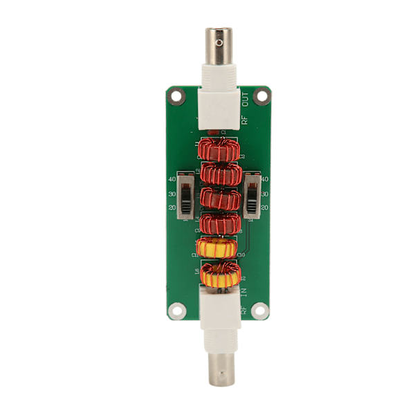 Matalaohsuussuodatin 20m 30m 40m CW SSB Matalaohsuussuodatinlevy 7MHz 10MHz 14MHz Matalaohsuussuodatinmoduuli lähetykseen