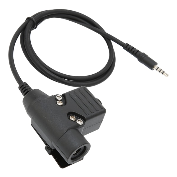 U94 PTT-adapter Headsetkabelkontakt PTT Walkie Talkie-kontakt för 3,5 mm mobiltelefon