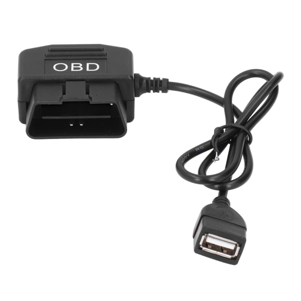 OBD-strømadapterkabel til dash-kamera og telefonopladning