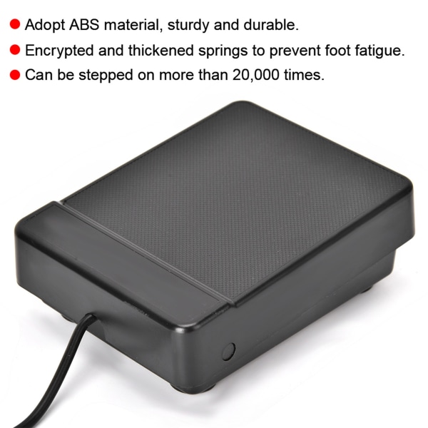 6.35 Foot Sustain Single Pedal Controller elektroniselle kosketinsoittimelle