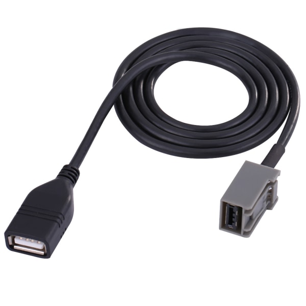 60 cm bil USB 2.0 AUX In Adapter Kabel Lyd Forlengelsesledning for Honda Mitsubishi 2009 og utover