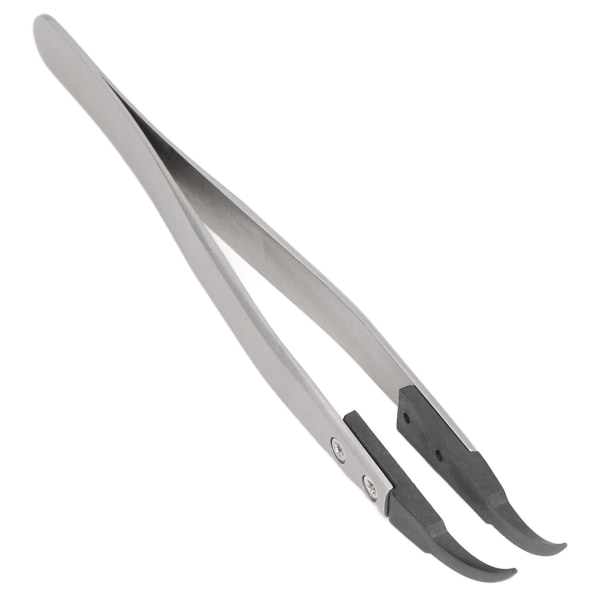 Non Static Tweezers Magnetic Proof Stainless Steel Accurate with Replaceable Elbow Pointed Tip