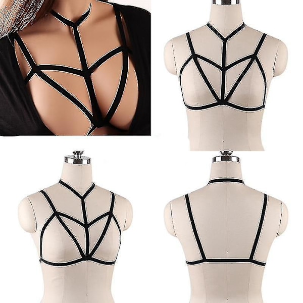 Gothic Style Body Harness Crop Top Lingerie S0007