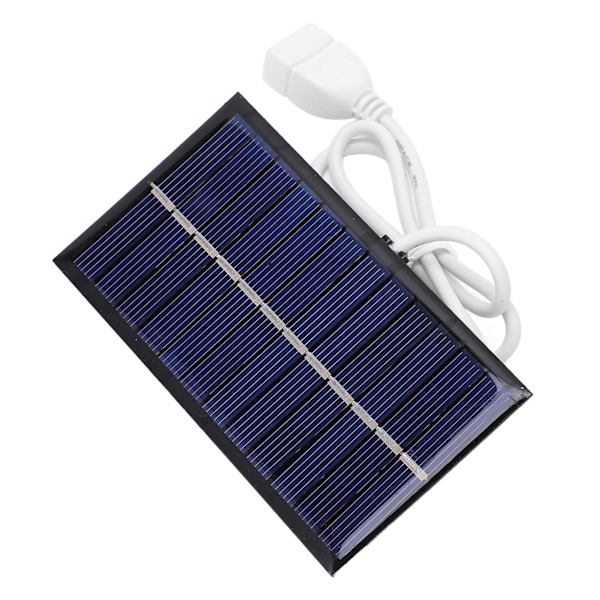 1W 6V Solcellepanel Bærbar DIY Solcellepanel Solcelle til mobiltelefon hjemmebelysning
