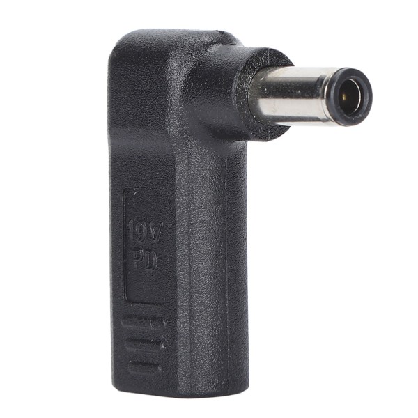 TypeC til DC-adapter Hunn-til-hann-plugg 6,0x0,6 mm rettvinklet PD-kontakt Ladeenhet