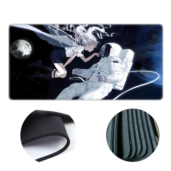 Musematte, 300*600*3mm, Deep Space Girl og Universet