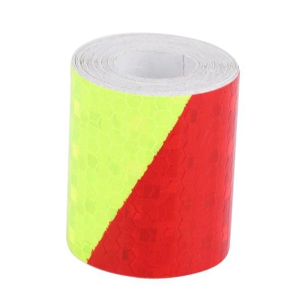5 cm * 3 m reflekterende advarselstape Sticker Strip Decal til biler (fluorescerende rød)