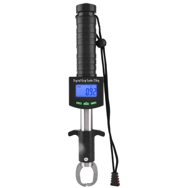 3 i 1 Digital Fisk Grip Våg 25kg/55lb Fisk Läpp Gripper Grabber med 1M Måttband