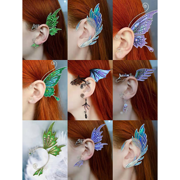 1 kpl Tyylikäs Elf Ear Cuff Cosplay Fairy Korvakorupidikkeet Naisten Tytöille Hääkorvakorut