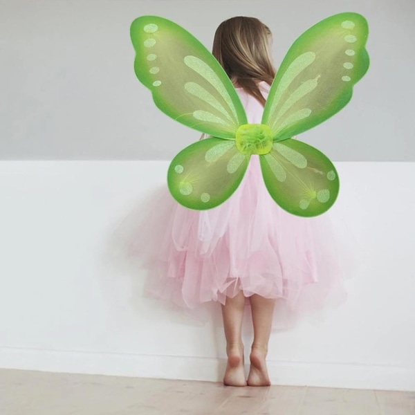 Butterfly Fairy rekvisitter med elastiske skulderstropper til fe kostumer Princess Party Favor