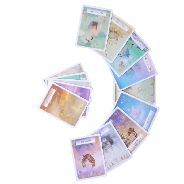 Lautapelit 52-kanniset Tarot-kortit Englannin kielen vuorovaikutukseen ennustavat pelikortit