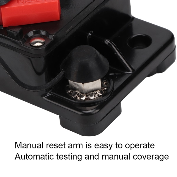 12V 30A/40A/60A bilstereolyd Tilbakestillbar inline kretsbryter Selvgjenopprettingssikring (30A)